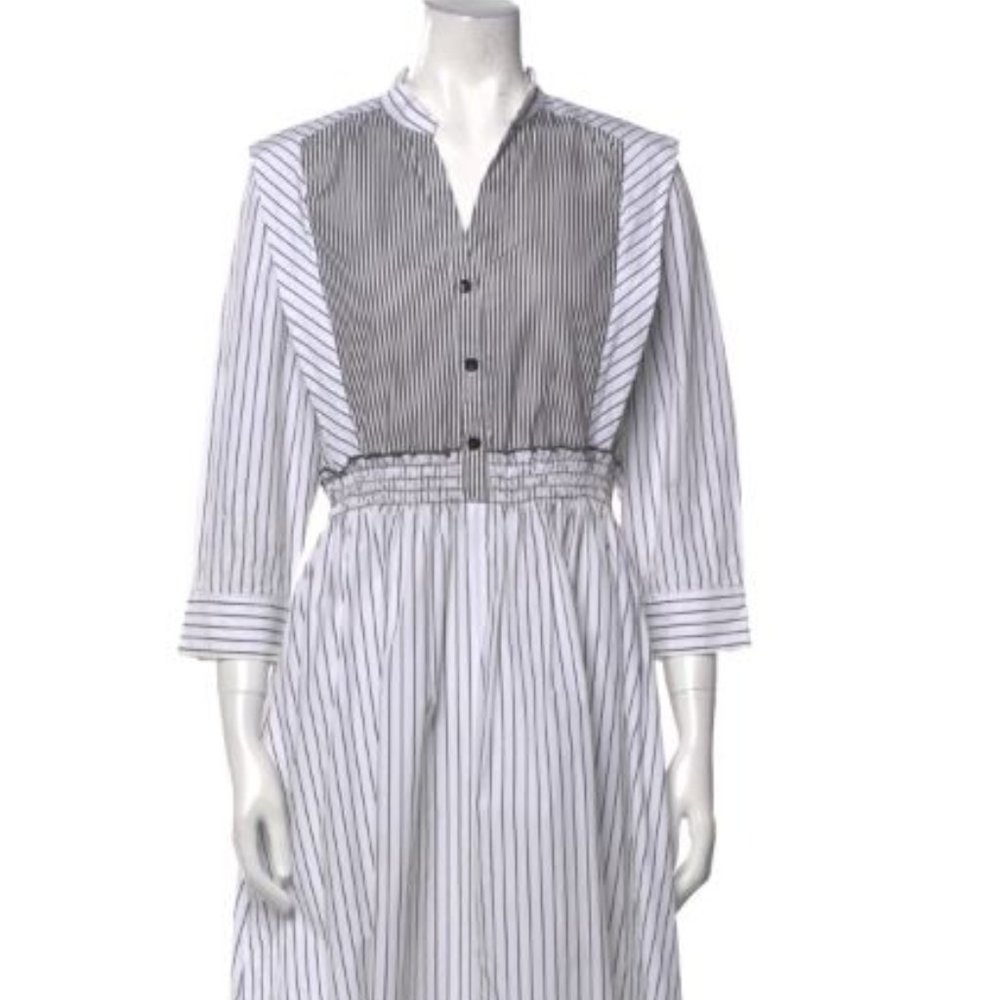 Sandro Striped Maxi Dress Size M